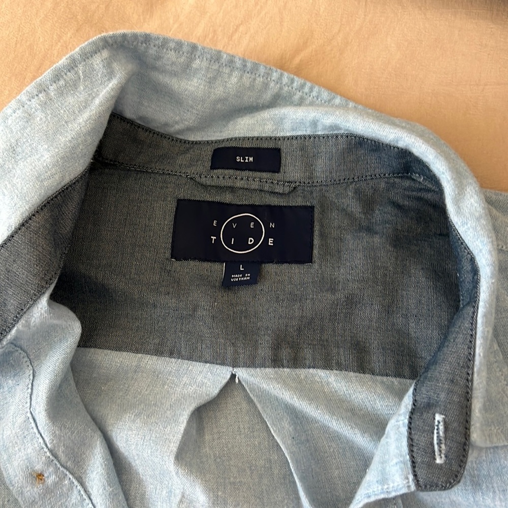 Large, Even tide dress shirt